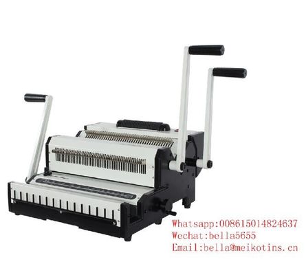 Nanbo Manual 25 Sheets Double Loop Wire Binding Machine