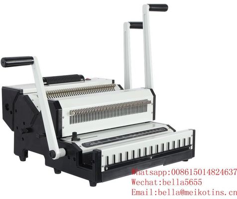 Nanbo Manual 25 Sheets Double Loop Wire Binding Machine