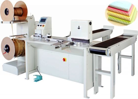 Brochure Loose Leaf Double Loop Wire Binding Machine 1PH 220v 50/60Hz