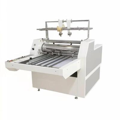 Maksimum Laminasyon Genişi 82 CM Pnömatik Kağıt Karton Yapraklar Termal BOPP Film Sıcak Laminasyon Laminatör Makine Ekipmanı